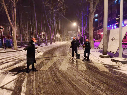 雪天里，洛陽公交人抗擊疫情的最美風景 